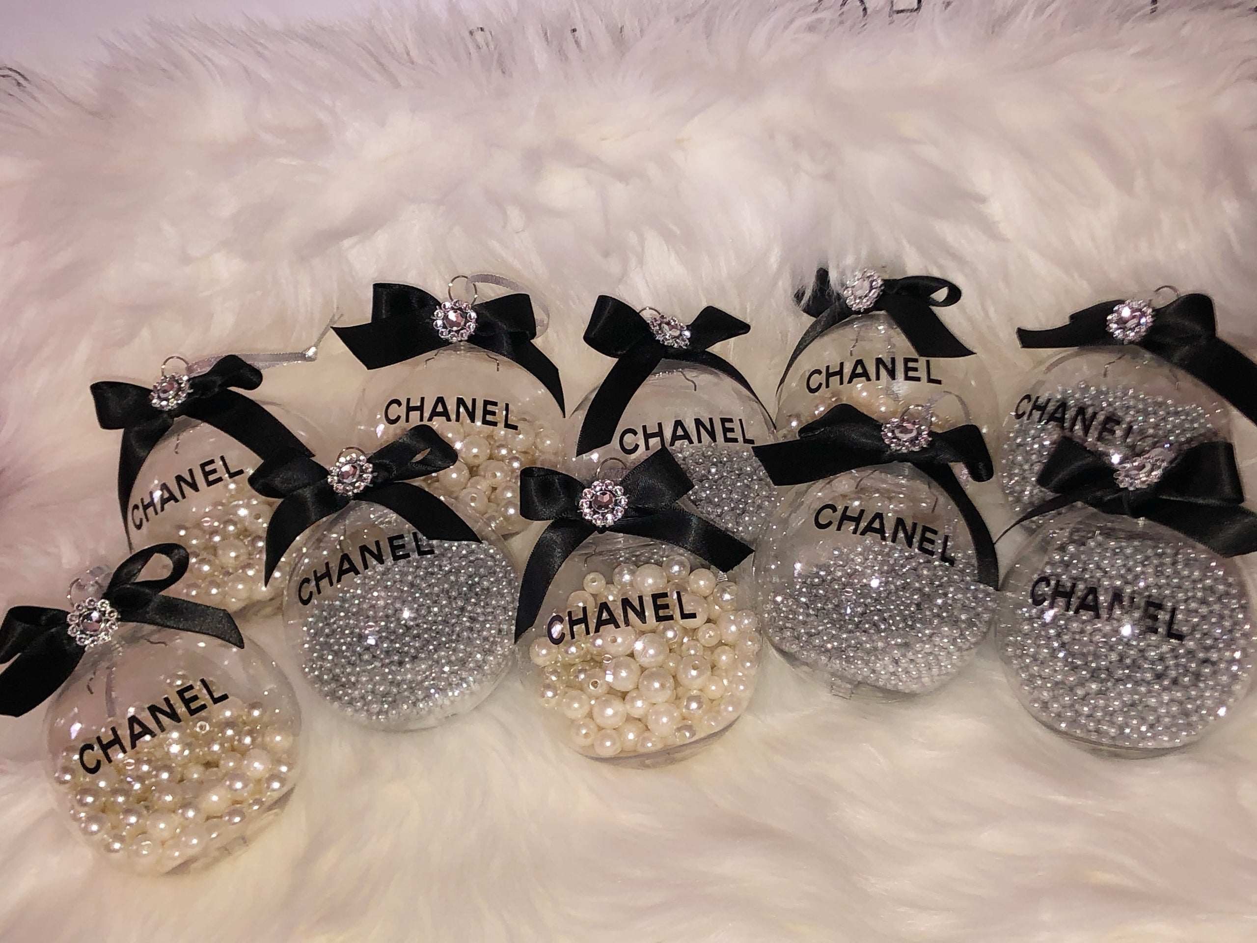 Chanel Inspired Ornaments